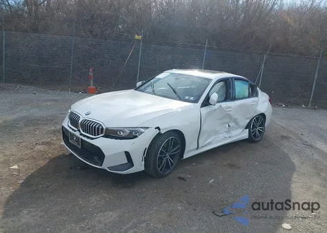 2023 BMW 330I xDrive из США, поврежденный, VIN 3MW89FF09P8D04928